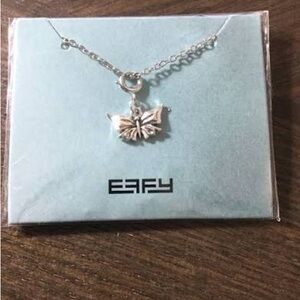NEW!! Women’s Effy Silver Butterfly Necklace